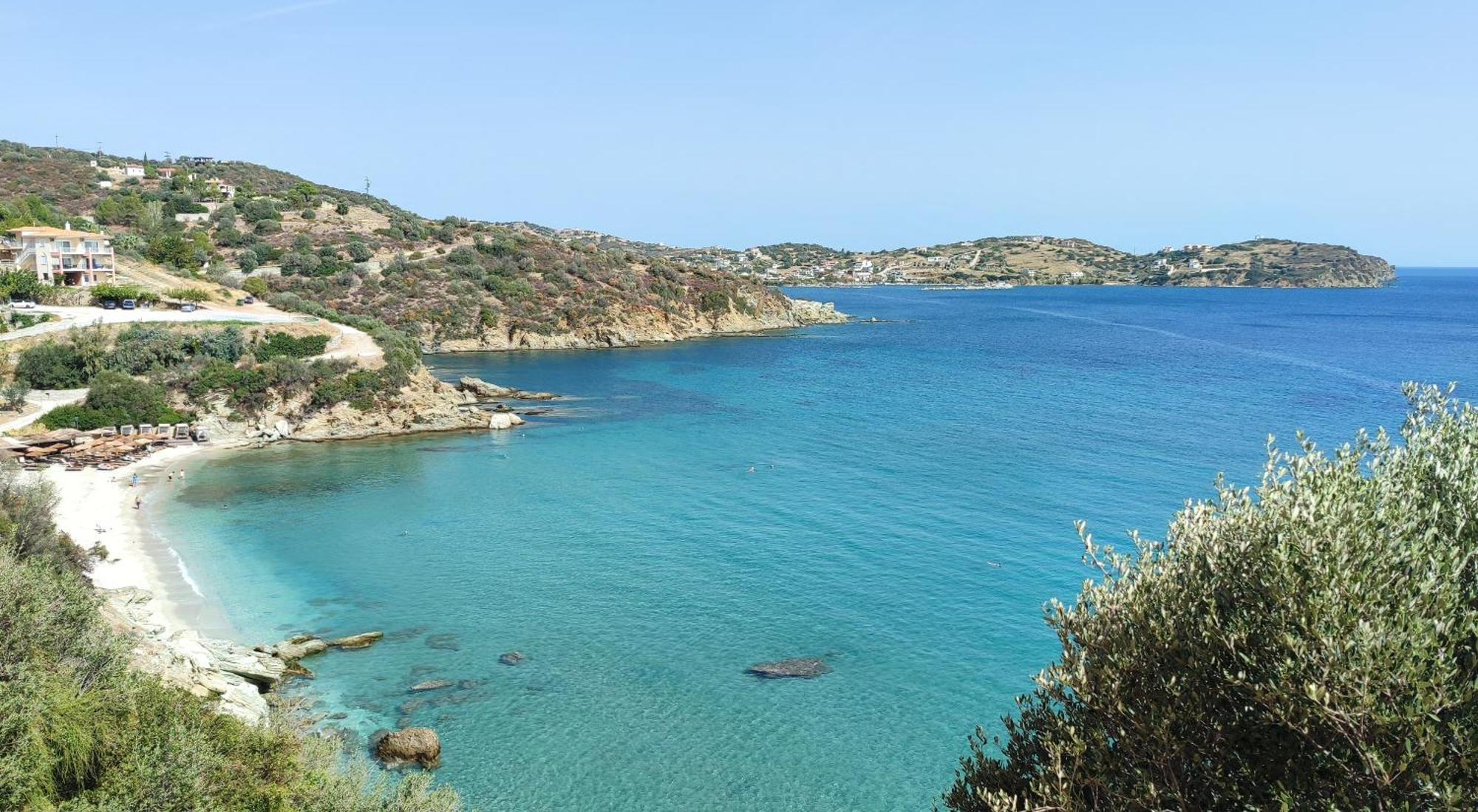 Aegean Beachfront Petriaí Kültér fotó