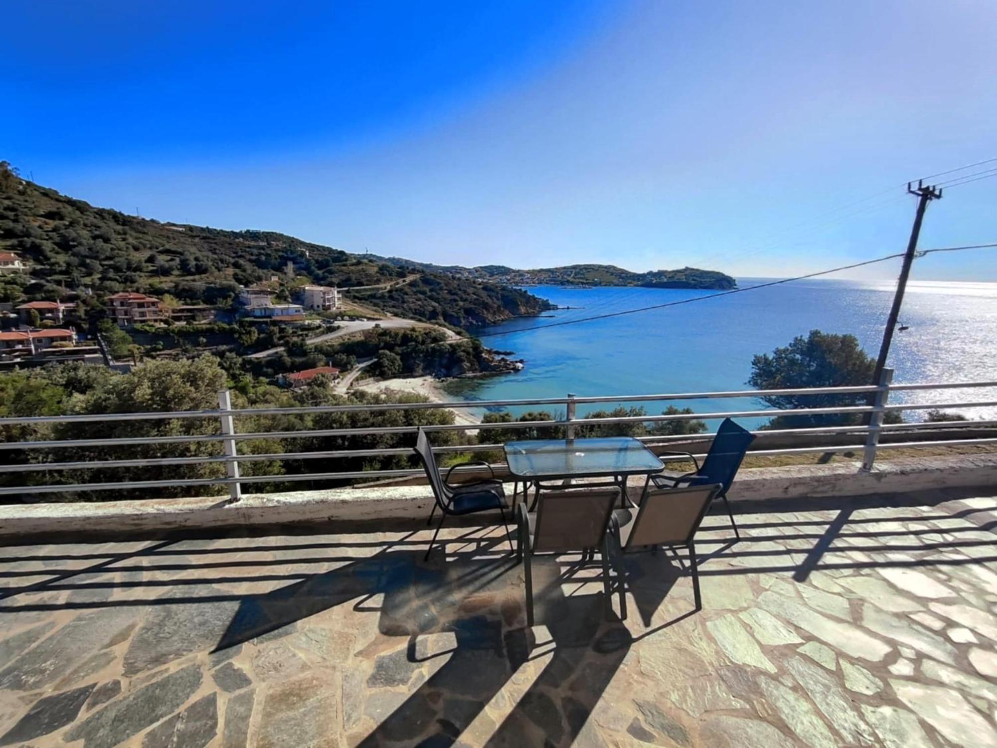 Aegean Beachfront Petriaí Kültér fotó